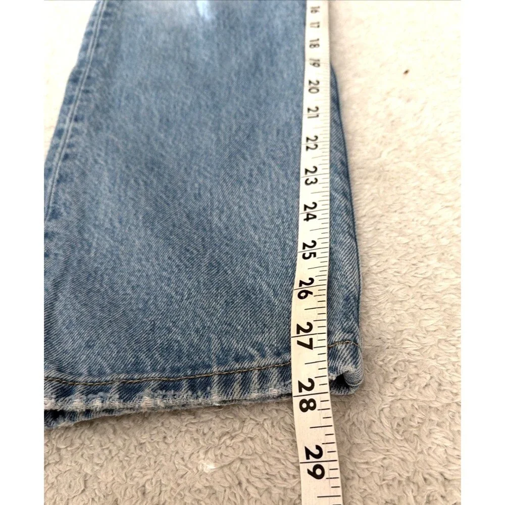 Levi’s 501 Jeans Mens 29x28 Distressed Light Blue